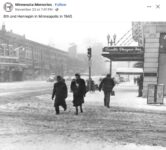 1945 Minneapolis, MN Winter 8th and Hennepin FB