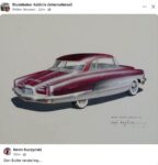 1947 ca. STUDEBAKER Don Butler rendering FB