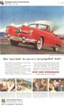 1950 STUDEBAKER jet-propelled look ad FB
