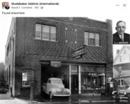 1950s STUDEBAKER S. J. Gregory FB