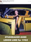 1955 STUDEBAKER Goes Lenon Lime FB