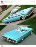 1960s ca. Blue concept car FB