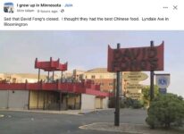 2010 ca. Bloomington, MN David Fong’s Restaurant closed FB
