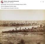 1870 Minneapolis, MN from roof of the Winslow House FB