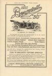 1911 Bergdoll “30” BACKED BY MILLIONS ad CYCLE AND AUTOMOBILE TRADE JOURNAL 6.5″×9.75″ page 54