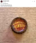 1920 ca. Minneapolis, MN Grain Belt MINNEHAHA STRAWBERRY soda pop bottle cap FB