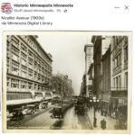 1920s Minneapolis, MN Nicollet Avenue FB