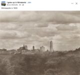 1929 Minneapolis, MN Skyline Foshay Tower FB