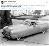 1941 CHRYSLER Thunderbolt concept FB