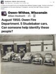 1950 STUDEBAKER Owen-Withee, WIS Fire