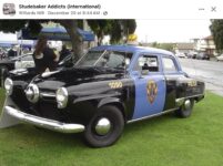 1950 ca. STUDEBAKER Police Car FB