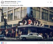 1950s Minneapolis, MN 5th & Nicollet FB