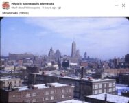 1950s Minneapolis, MN skyline FB