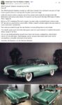 1954 PLYMOUTH Explorer green concept FB
