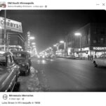 1956 Minneapolis, MN Lake Street and Chicago FB