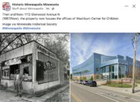 1957 & ca. 2020 Minneapolis, MN 1112 Glenwood Avenue North FB