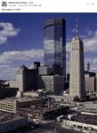 1973 Minneapolis, MN skyline Foshay Tower FB