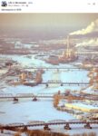 1978 Minneapolis, MN Frozen Mississippi River FB