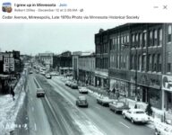 1978 ca. Minneapolis, MN Cedar Avenue FB