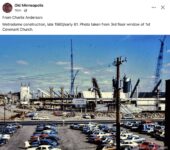 1980 late Minneapolis, MN Metrodome construction FB