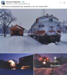 1985 ca. Minneapolis, MN Minnehaha Park The Princess train FB