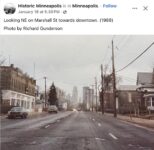 1988 Minneapolis, MN Marshall Street looking toward Downtown FB