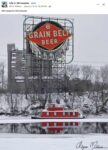 2010 ca. Minneapolis, MN Grain Belt sign FB