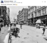 1904 Minneapolis, MN street scene FB