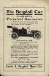 1910 BERGDOLL Perpetual Guarentee ad CYCLE AND AUTOMOBILE TRADE JOURNAL page 3 screenshot