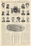 1915 5 27 Steel and Nerve at the Indianapolis Oval article Leslie’s Illustrated Weekly Newspaper 10.25×15 page 512