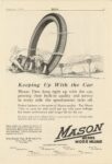 1918 2 MASON Tires MEANS MORE MILEAGE ad MoToR 9.5″×13.75″ page 21