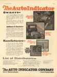 1920 6 The AutoIndicator ad MOTOR LIFE INCLUDING MOTOR PRINT 9.5″×12.75″ page 123