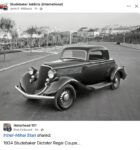 1934 STUDEBAKER Dicator Regal Coupe FB