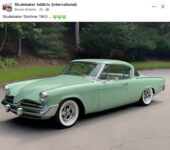 1953 STUDEBAKER Starliner green FB