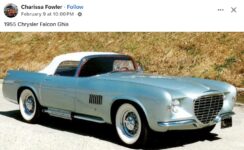 1955 CHRYSLER Falcon Ghia concept FB