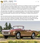 1961 PLYMOUTH Asimmetrica Roadster concept FB