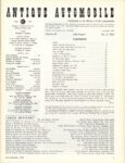 1967 7-8 ANTIQUE AUTOMOBILE July-August 1967 CONTENTS page 1