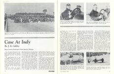 1967 7-8 CASE Case at Indy by J. E. Gebby ANTIQUE AUTOMOBILE July-August 1967 pages 18 & 19