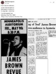 1969 5 10 Minneapolis, MN James Brown in town FB