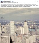 1976 9 Minneapolis, MN View from Foshay Tower FB