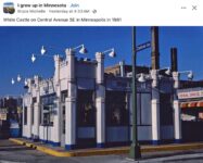 1981 Minneapolis, MN White Castle on Central Avenue SE FB