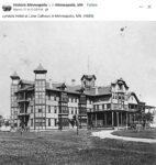 1885 Minneapolis, MN Lake Calhoun Lyndale Hotel FB