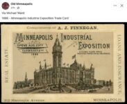 1886 Minneapolis, MN Industrial Exposition Card FB