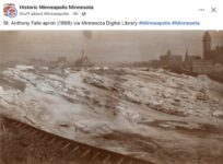 1898 Minneapolis, MN St. Anthony Falls FB