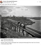 1900 Minneapolis, MN Northern Pacific Railway bridge FB