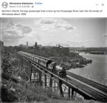1900 Minneapolis, MN Northern Pacific Railway passenger train FB