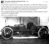 1903 WOLSELEY racing car FB