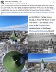 1913 Minneapolis, MN Prospect Park Water Tower FB