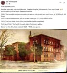1929 Minneapolis, MN Swedish Hospital postcard FB