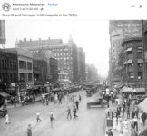 1930s Minneapolis, MN 7th and Hennepin FB